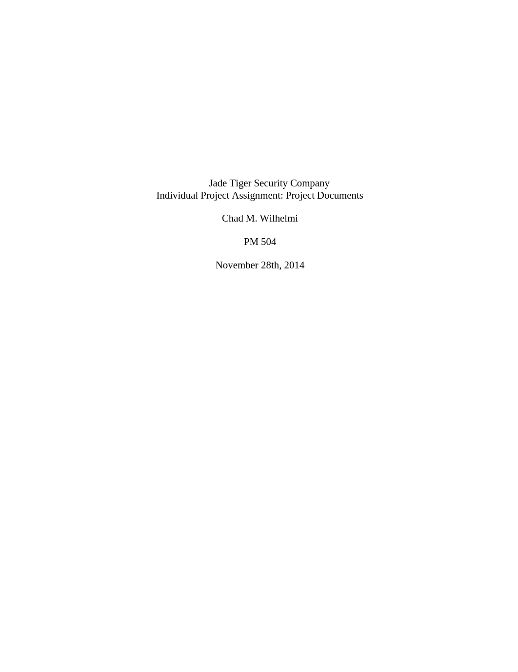 Chad Wilhelmi PM504_Individual Project.docx_dfmcl6foq13_page1