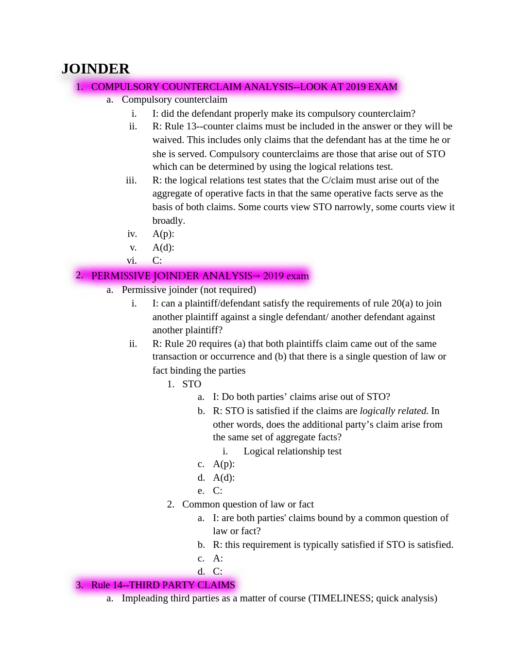 CIV PRO II ESSAY ATTACK SHEETS (1).docx_dfmr4d18e2x_page1