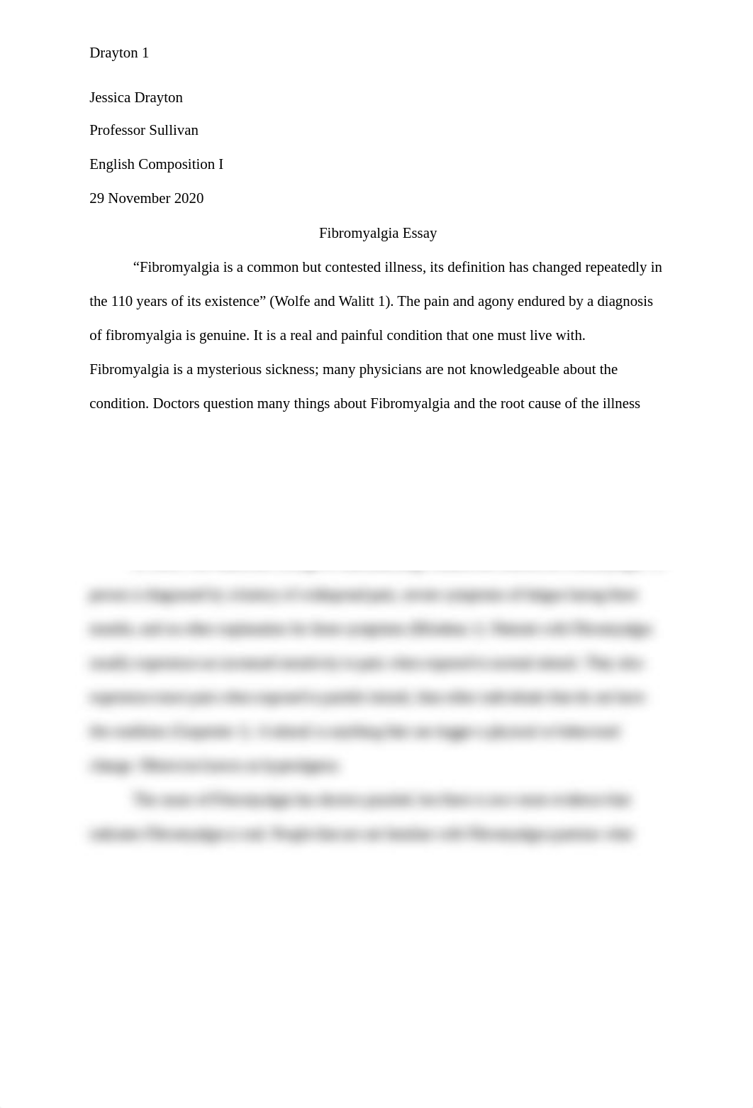 Fibromyalgia Essay 2020-Drayton.docx_dfmti70pjx8_page1