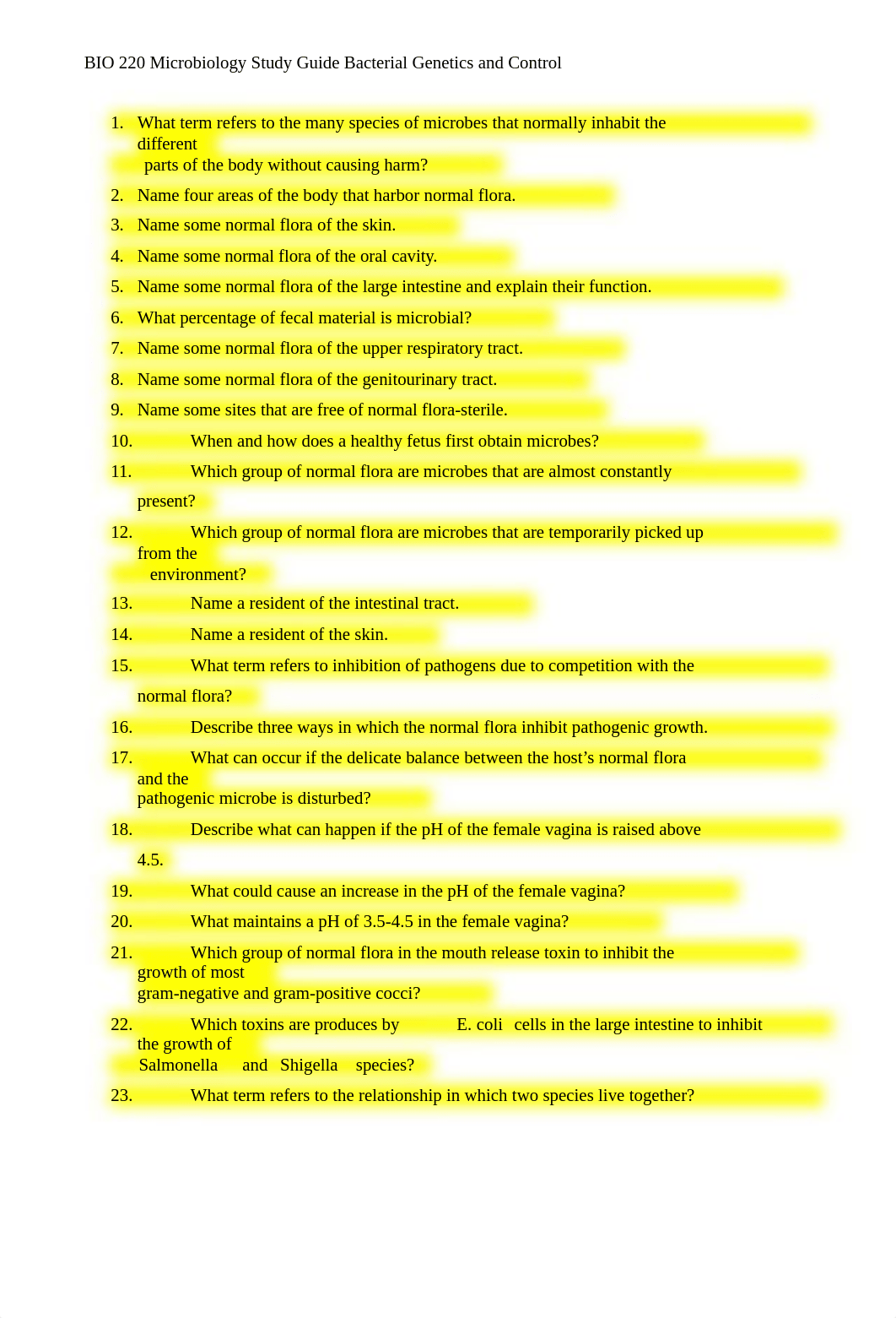 BIO 220 study guide Bacterial Genetics and Control.docx_dfnznz1f87l_page1