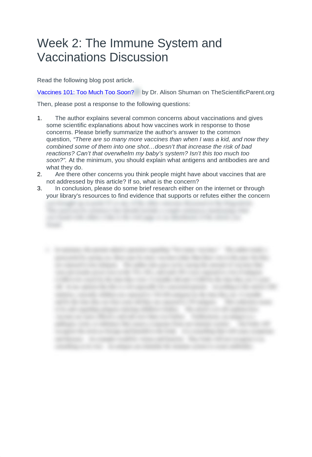 PSYC 310- Week 2 The Immune System and Vaccinations Discussion.docx_dfo1c4hvfa7_page1