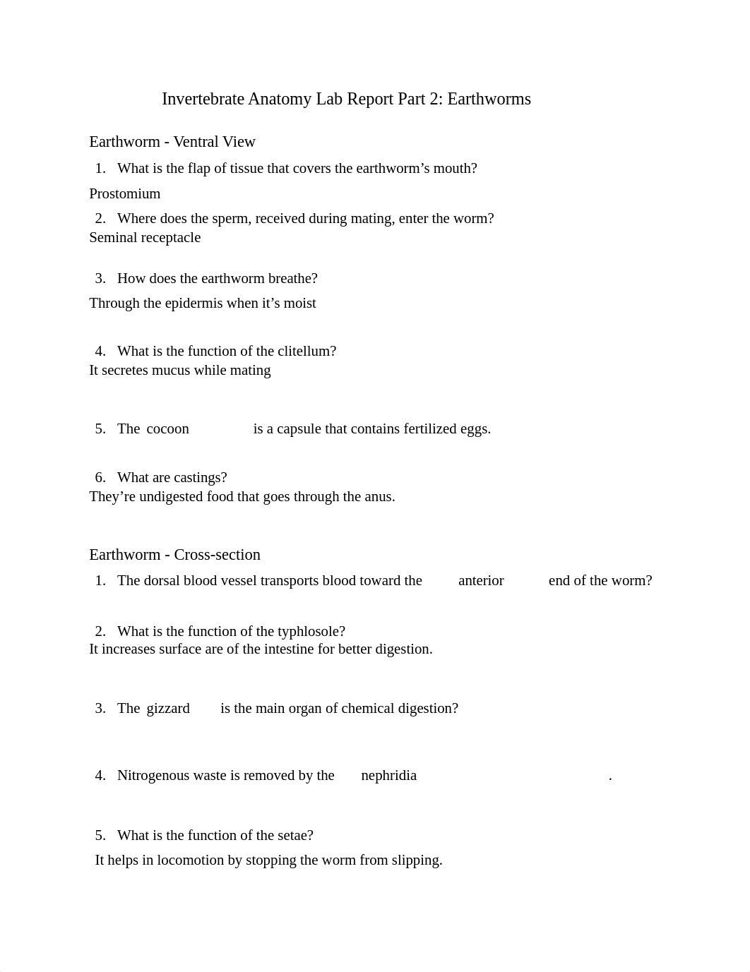 Invertebrate Anatomy Lab Report Part 2.docx_dfoizepuoy5_page1