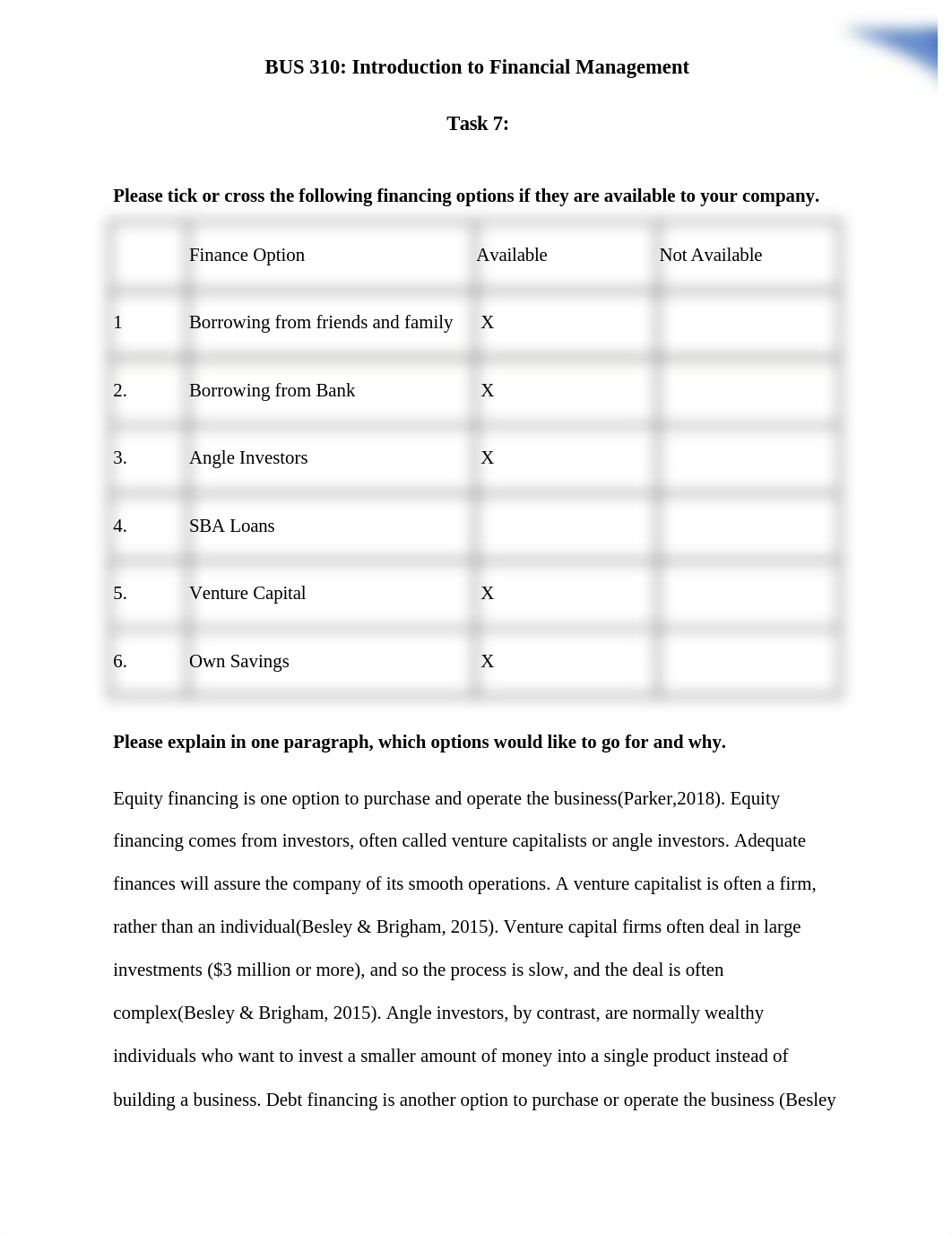 Task 7 Assignment-Financing options if they are available to your company..docx_dfou8neh34d_page1