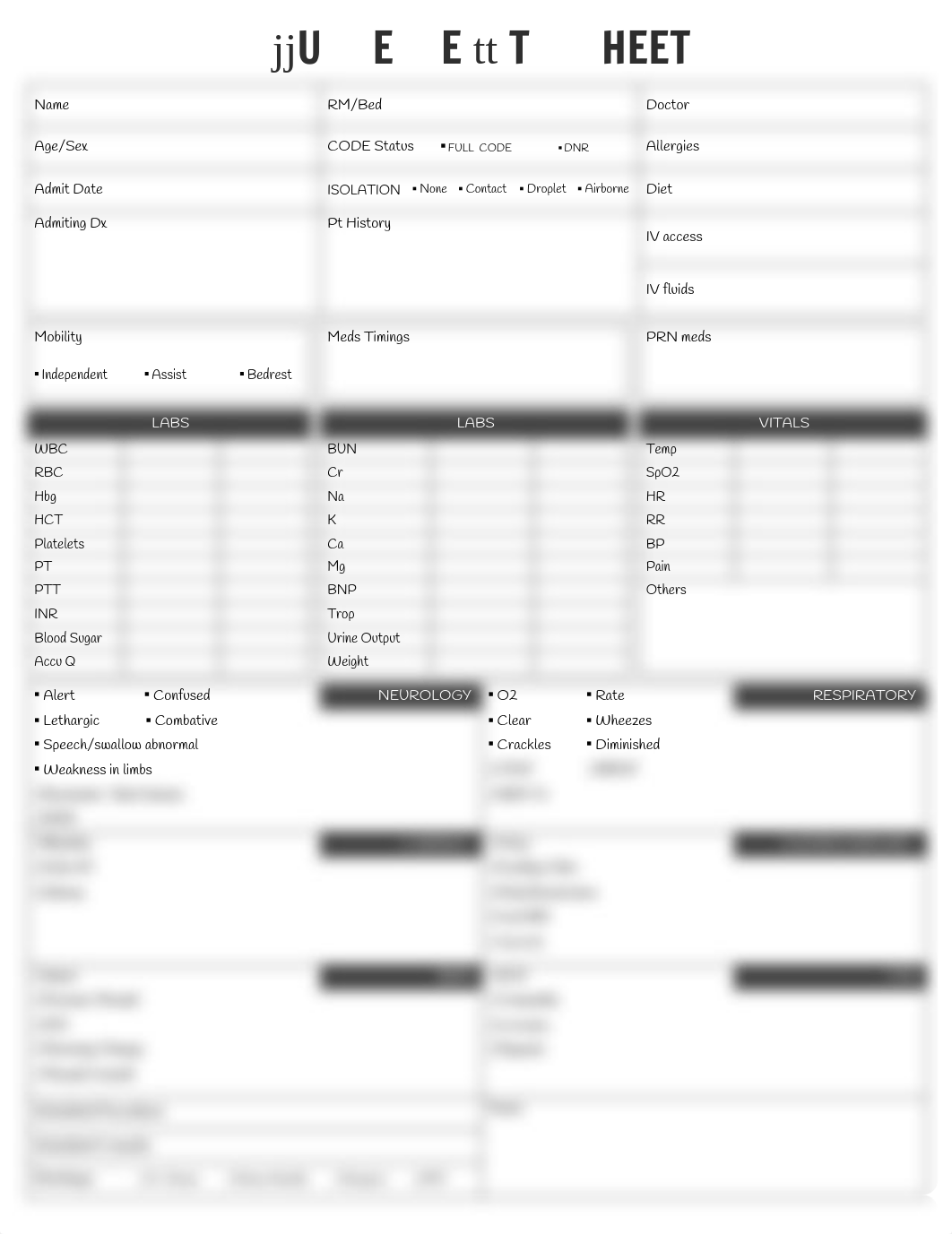 Clinical Nurse Report Sheet.pdf_dfp3lsv01ex_page1