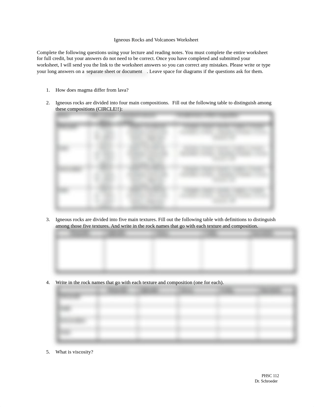 Igneous Rocks and Volcanoes worksheet.pdf_dfpda1d90sm_page1