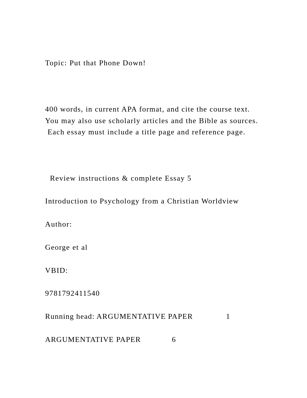 Topic Put that Phone Down!400 words, in current APA forma.docx_dfpfpthr992_page2