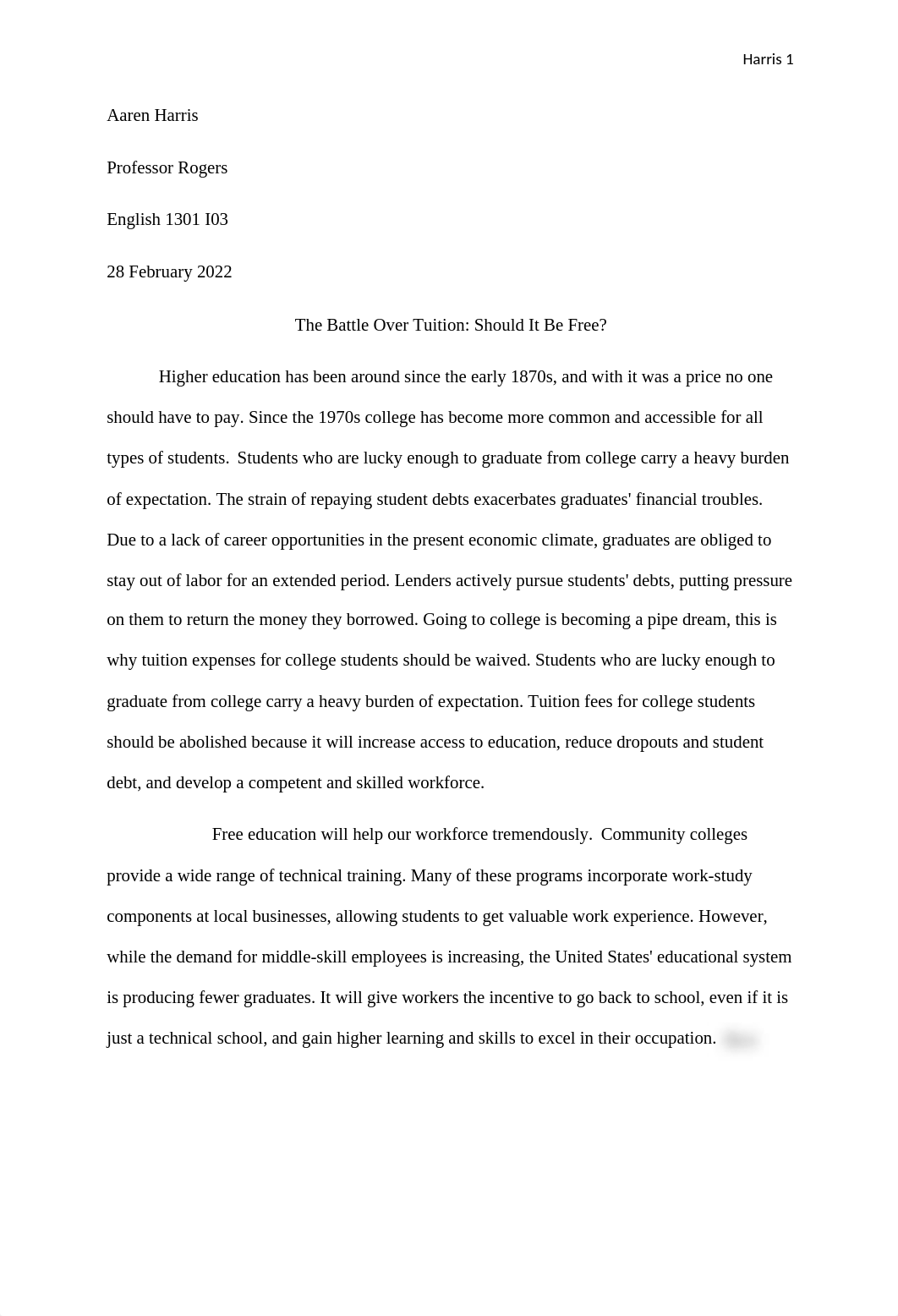 Free Tuition Essay 3.docx_dfpfwjncsy8_page1