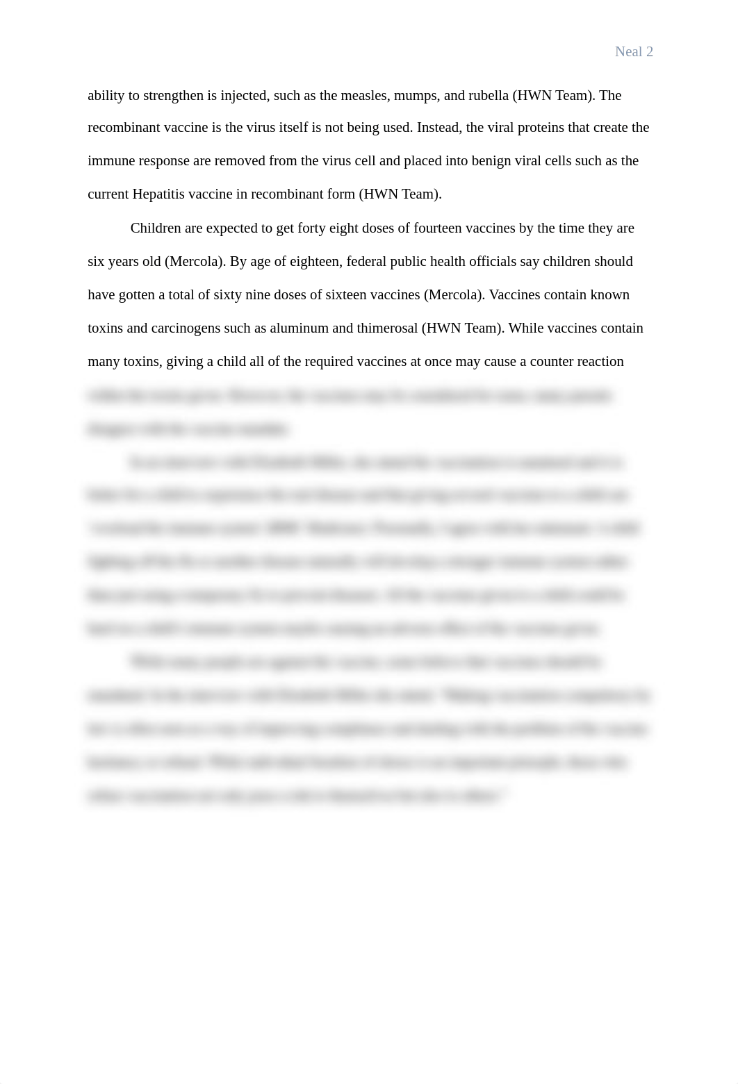 Clarissa Neal Critical Thinking Research Paper VACCINES.docx_dfpkbaa983h_page2