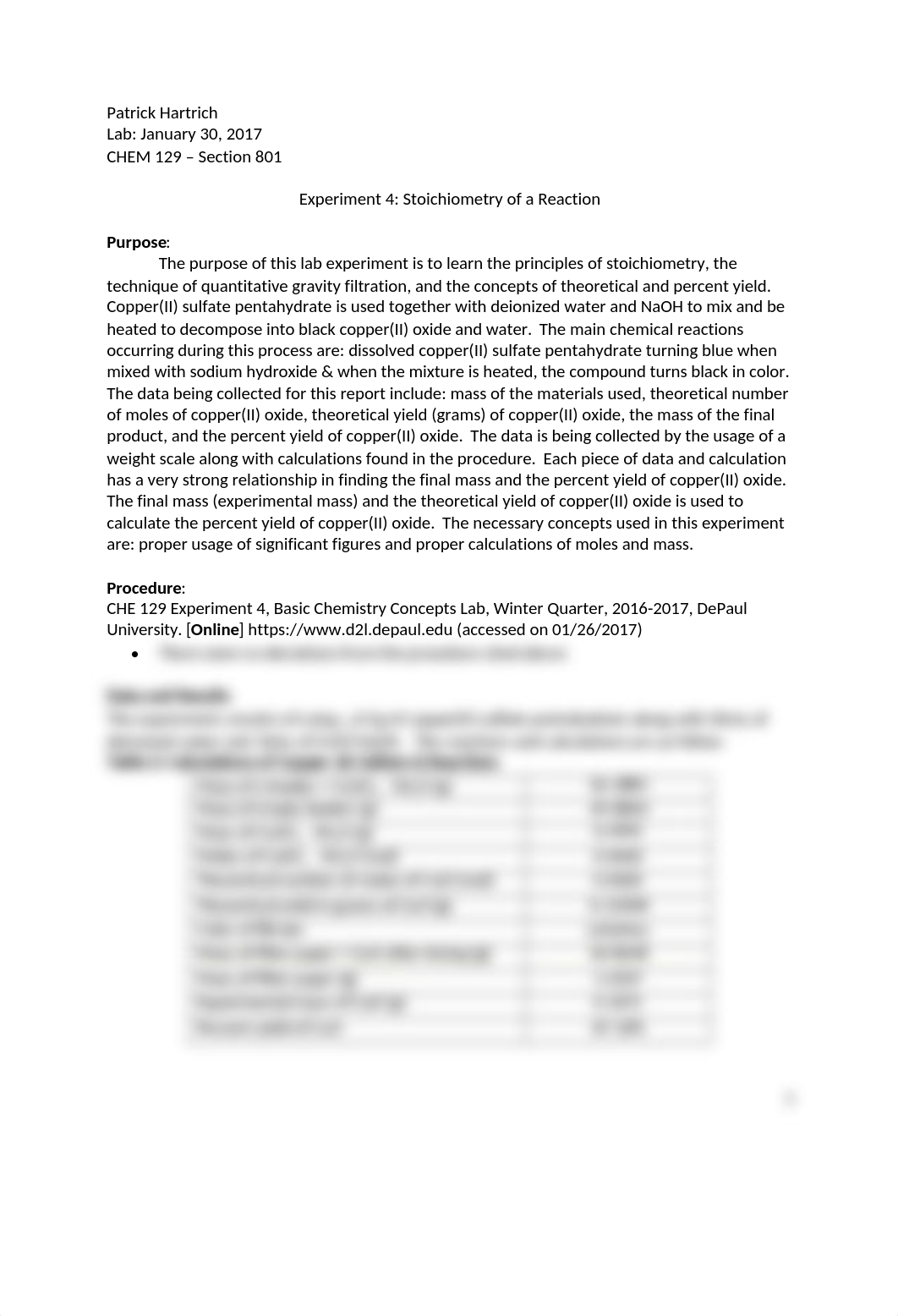 Lab Report #4 Stoichiometry of a Reaction_dfpwxbyomam_page1