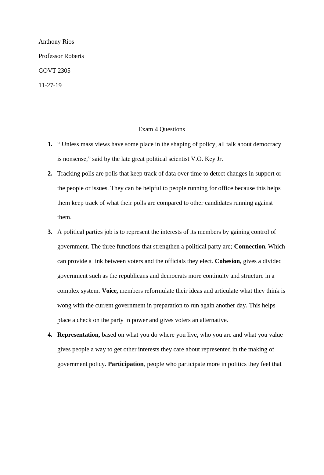 GOVT 2305 EXAM 4_dfpyhnuhut8_page1