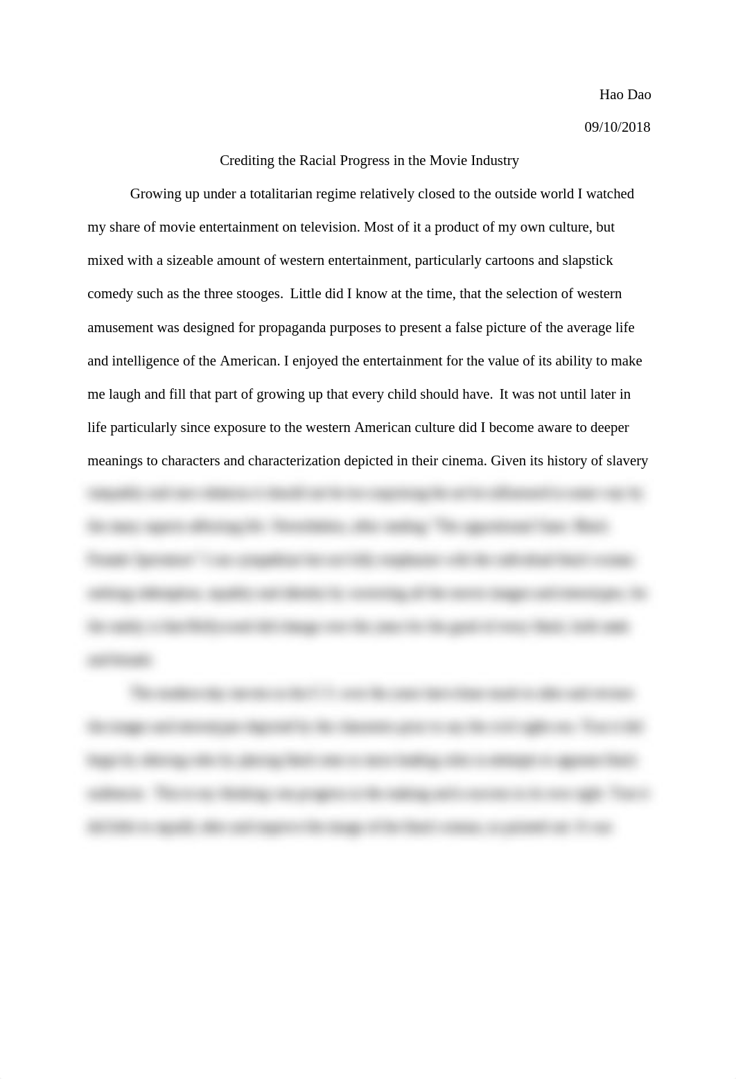 Essay#2-The Oppositional Gaze.docx_dfq0ln5zp4m_page1