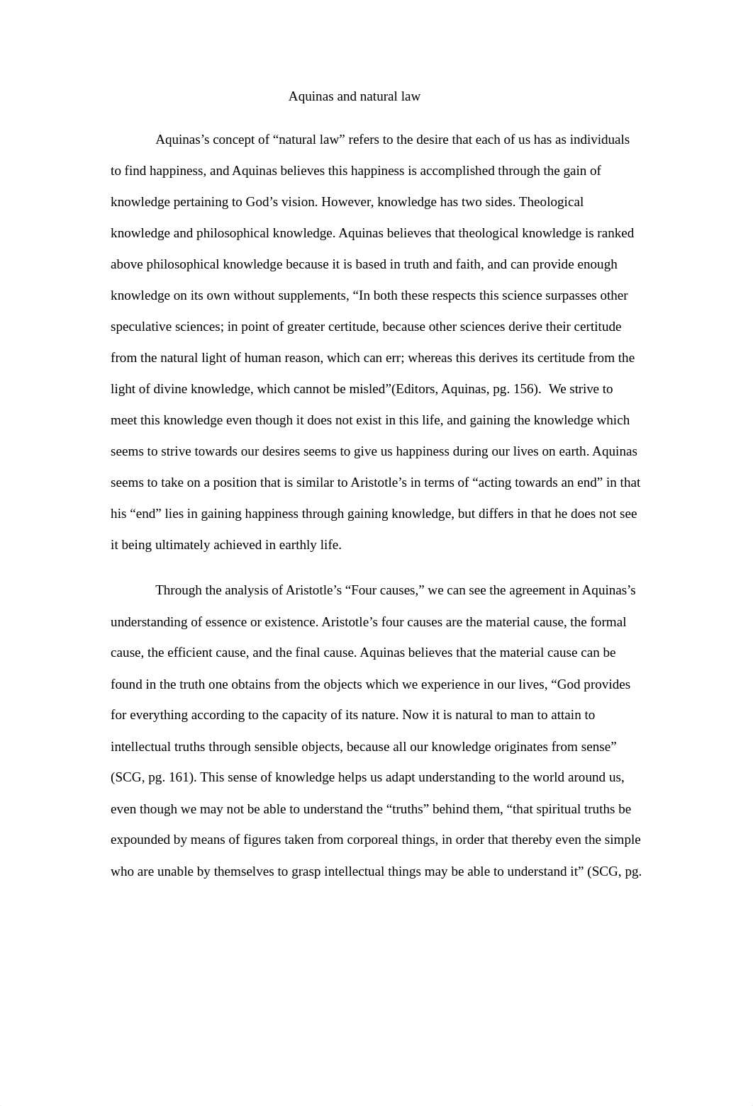 Aquinas and natural law essay #2_dfq1986mjkw_page1