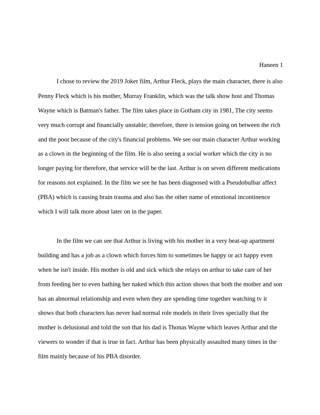 Joker Film Analysis- Haneen Hadi.docx_dfq2ae4suz0_page2