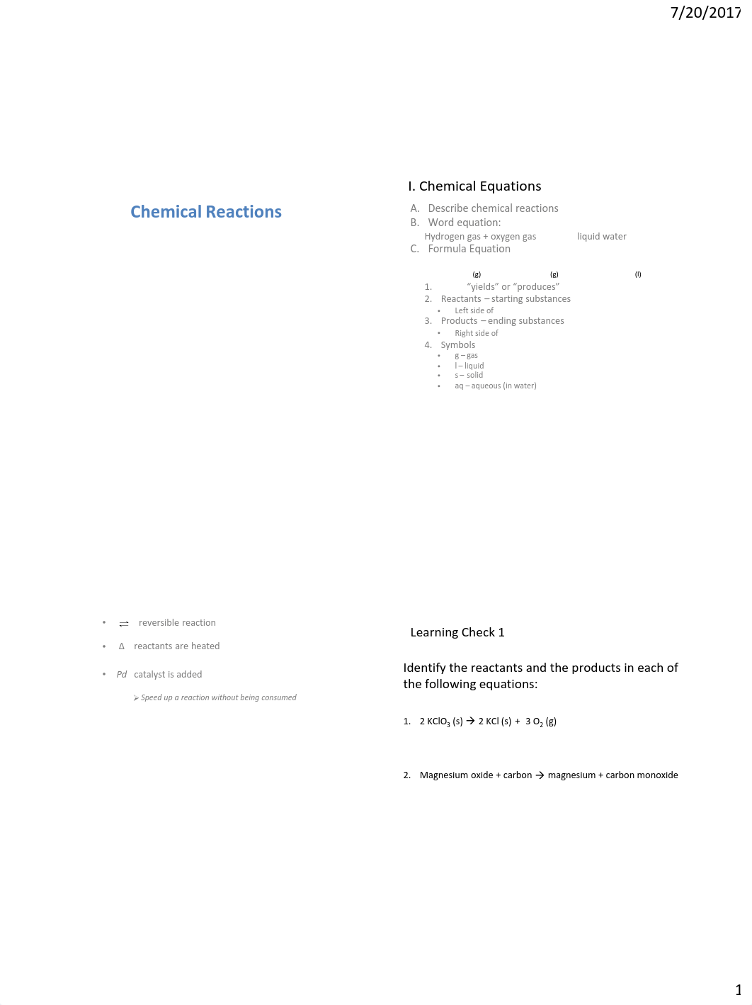 Chapter 5 - Chemical Reactions & Learning Checks -SP17 (1).pdf_dfqj9gmtiss_page1