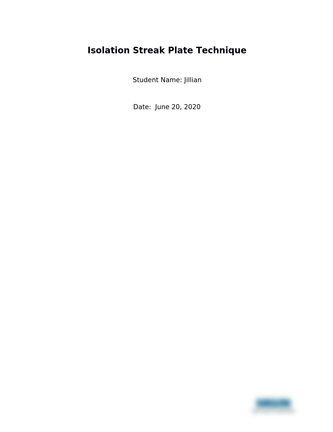 LAB REPORT 5_ISOLATION STREAK PLATE TECHNIQUE.docx_dfqnzkvdtld_page1