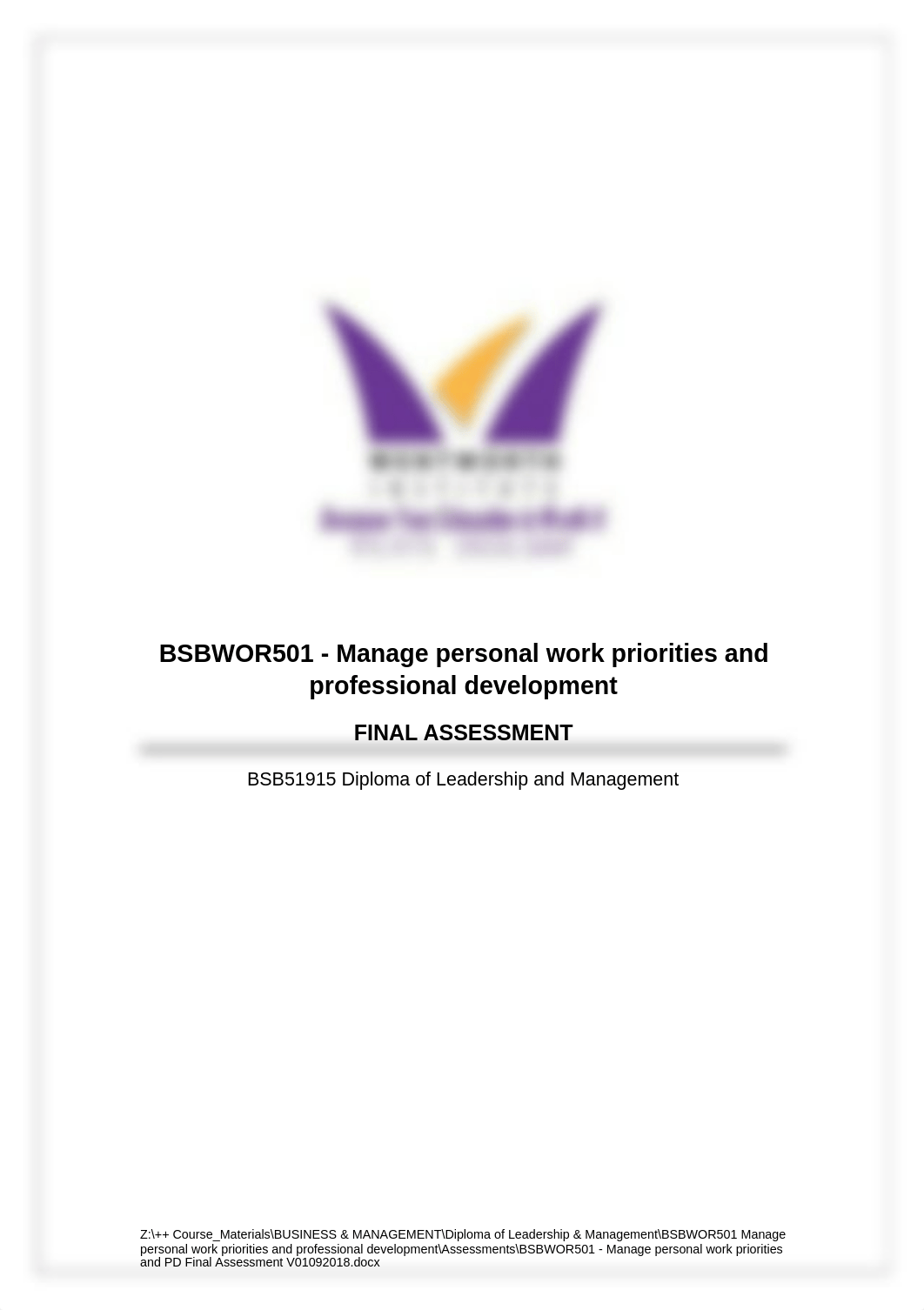 Manage personal work priorities and PD Final Assessment- Yawei Li(David) 170703.docx_dfqp8o6d4q3_page1