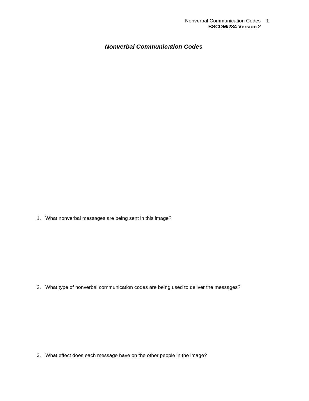 BSCOM234-W2-Nonverbal-Communication-Codes.doc_dfqx85ofy34_page1