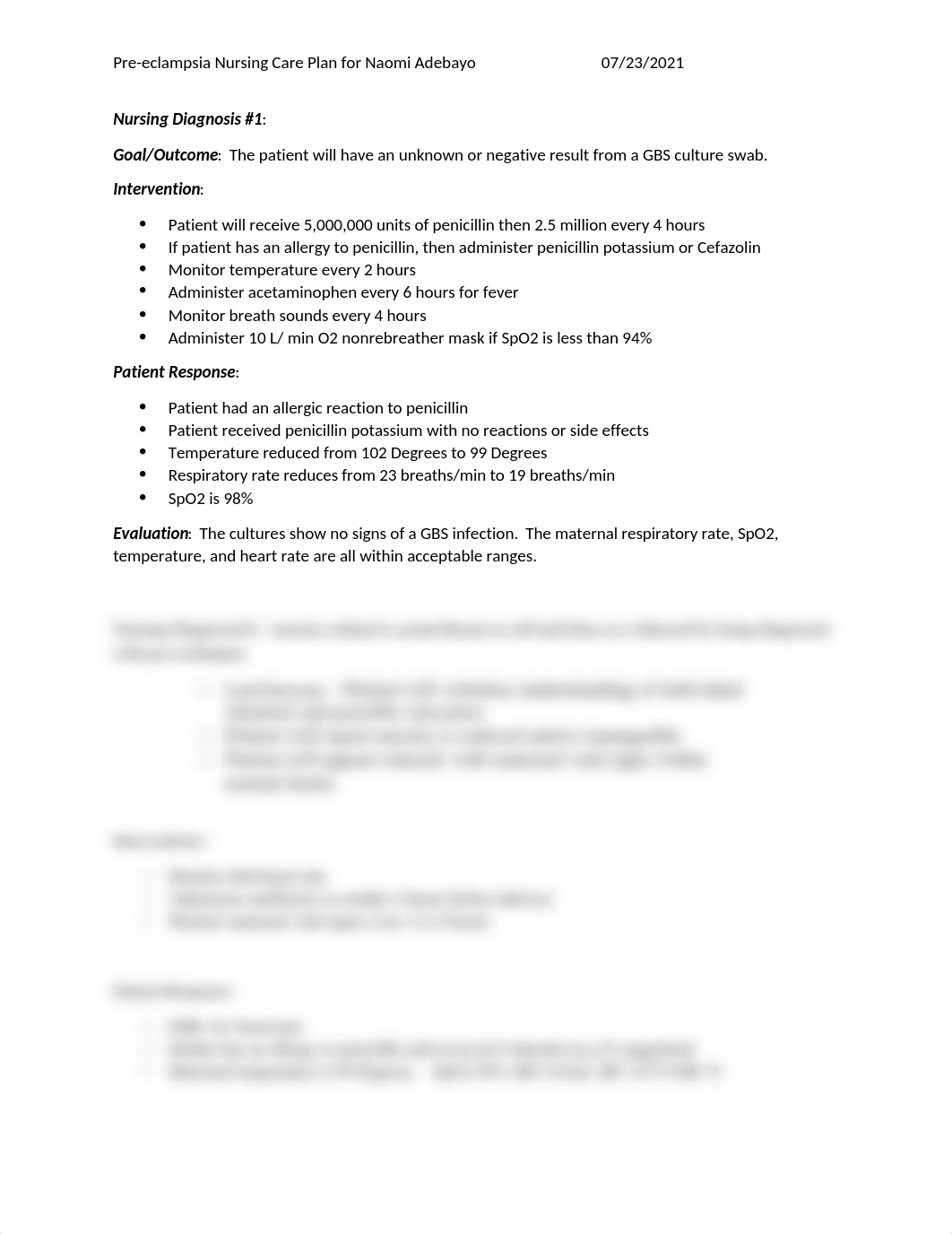 Pre-eclampsia Nursing Care Plan for Naomi Adebayo 07232021                           .docx_dfqxq2jfo9e_page1