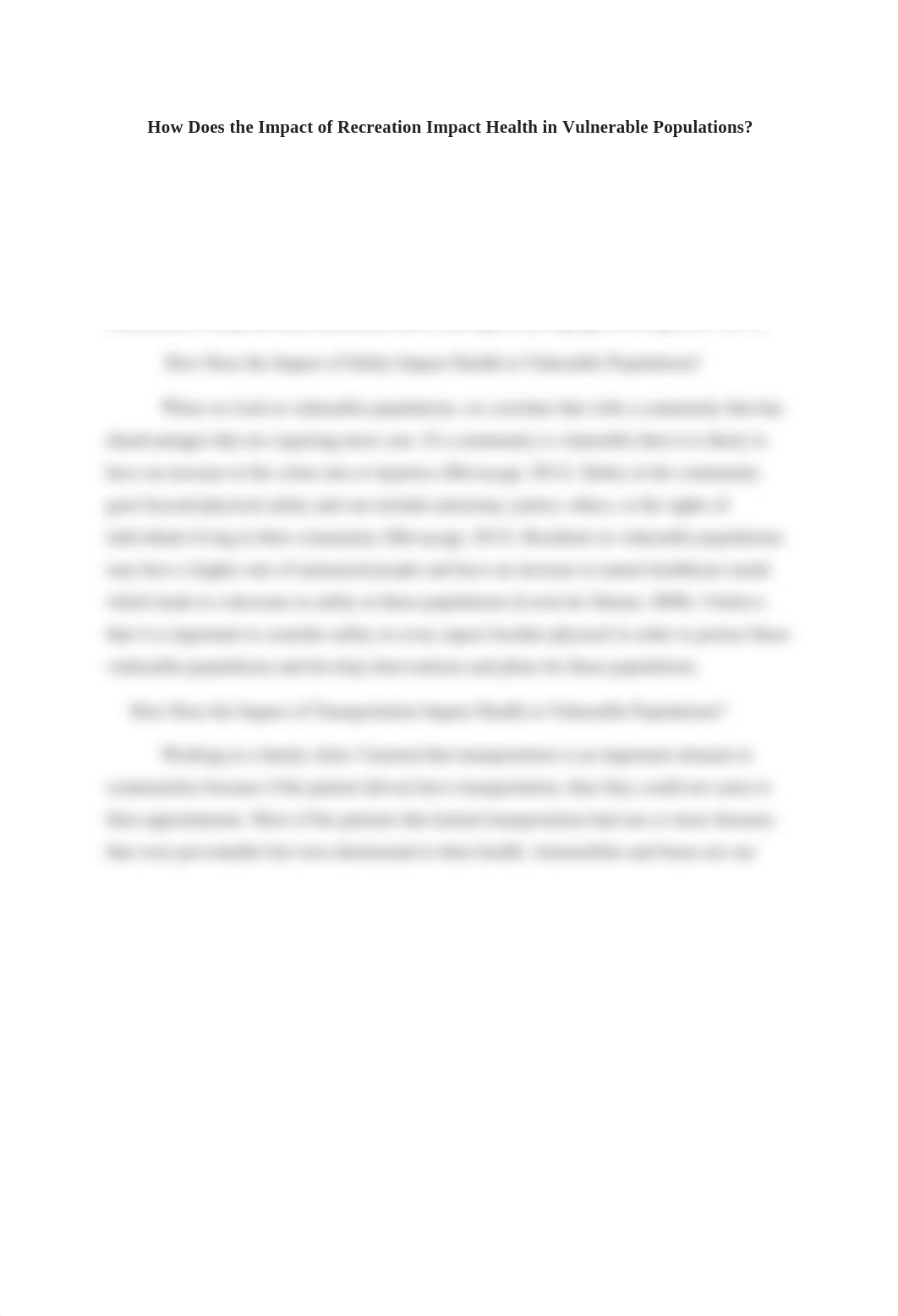 How Does the Impact of Recreation Impact Health in Vulnerable Populations.docx_dfrenuet4m2_page1