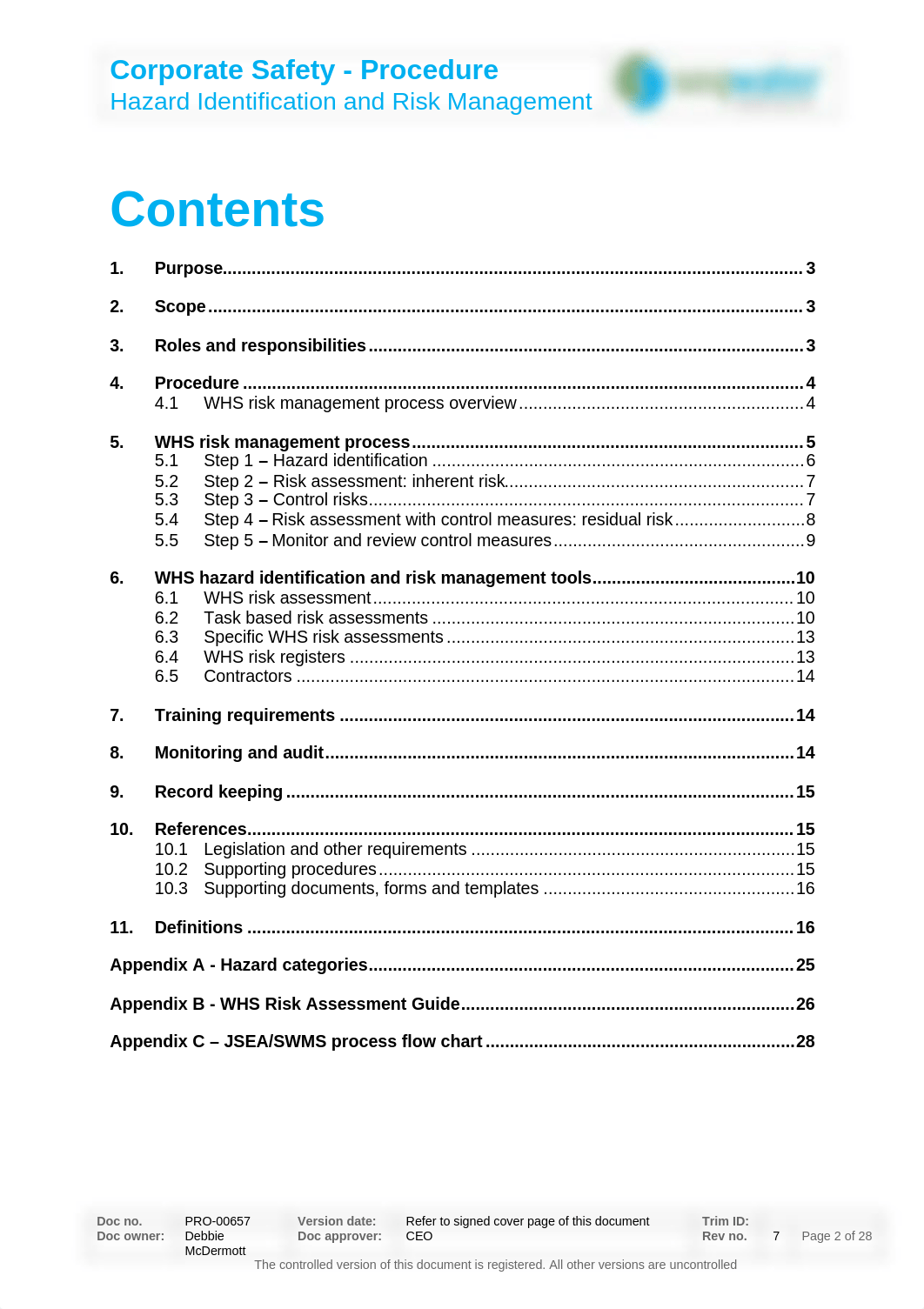 PRO-00657 Corporate Safety - WHS - Hazard Identification and Risk Management Procedure.pdf_dfrfp5a4brz_page2