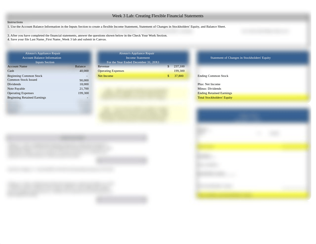 Week 3 Lab_Creating Flexible Financial Statements_Spring 24.xlsx_dfro61110wm_page1