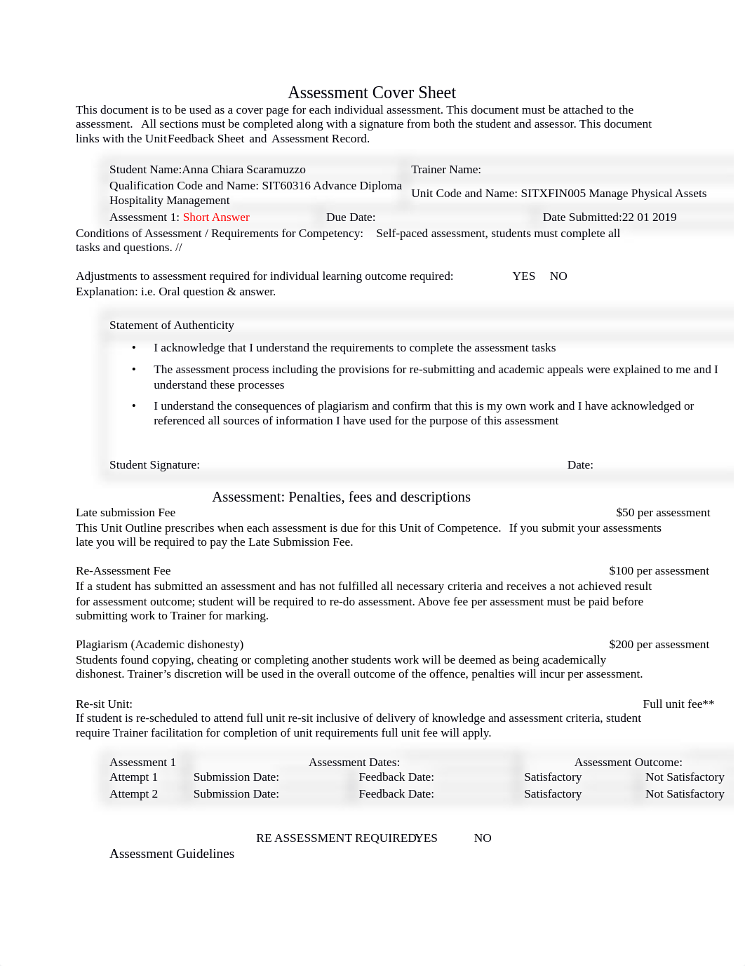 SITXFIN005 Assessment 1 -Short Answers - Anna Chiara Scaramuzzo - Shantha.docx_dfs0smbxiyx_page1