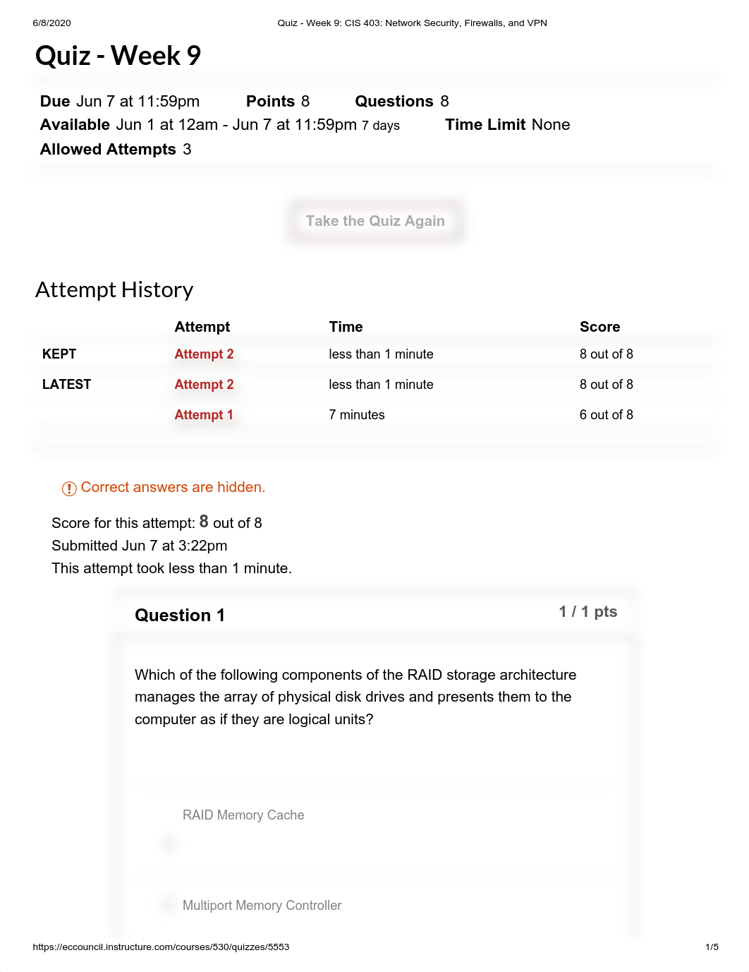 Quiz - Week 9_ CIS 403_ Network Security, Firewalls, and VPN.pdf_dfs9vaj8n84_page1