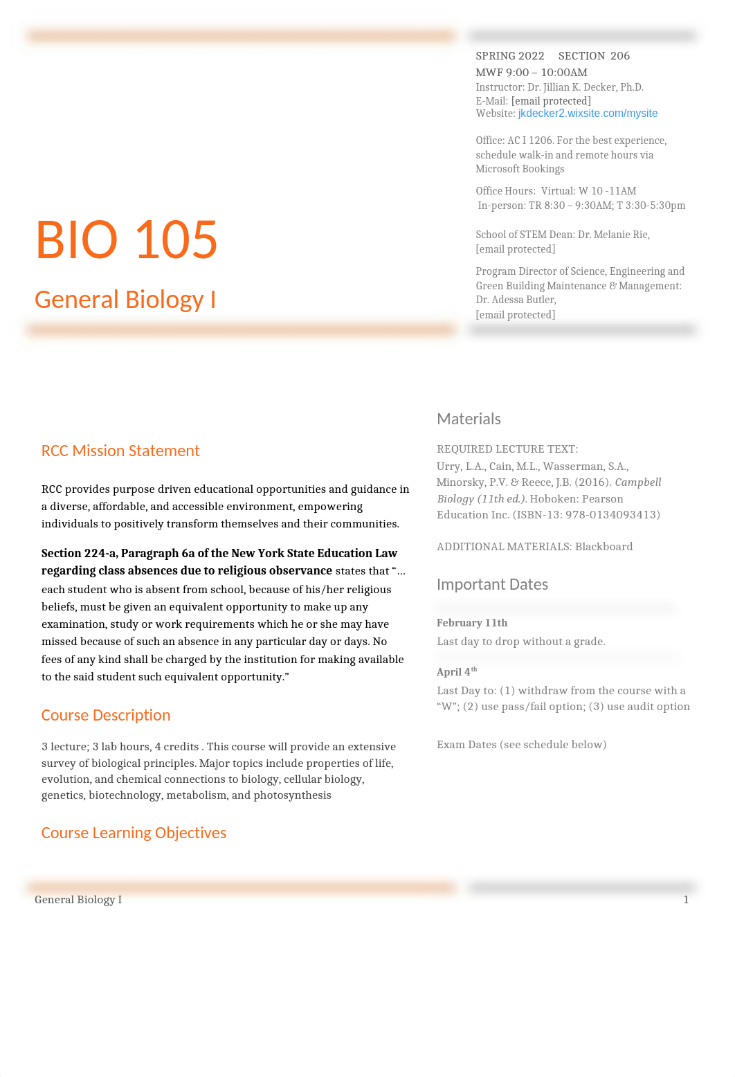 BIO 105 Course Syllabus SP22 (1).docx_dfsetd5ka3f_page1