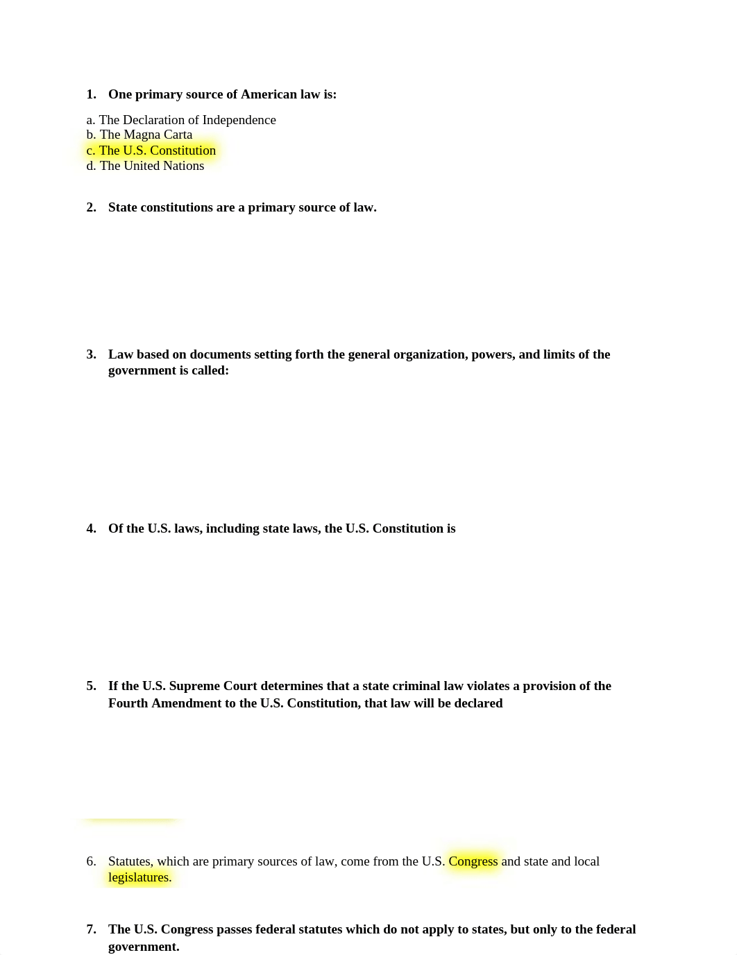 Worksheet 1-1 Sources of American Law.pdf_dfsmy60z20e_page1