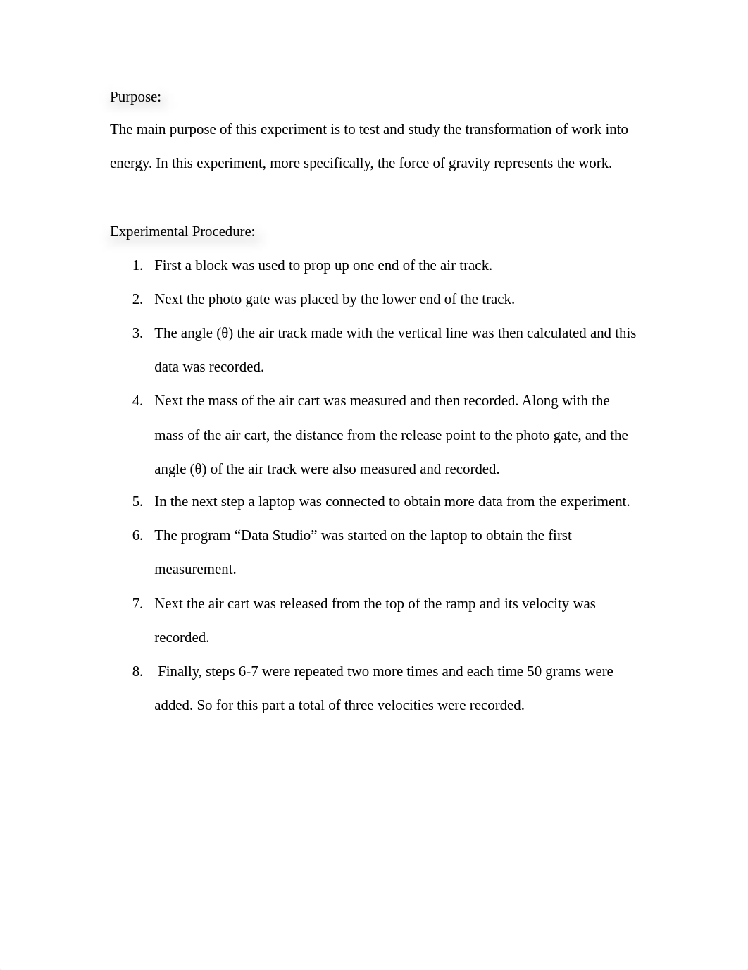 Experiment #5 (The Work Energy Theorem) Jacob Brown .docx_dfsu8smd3tp_page2