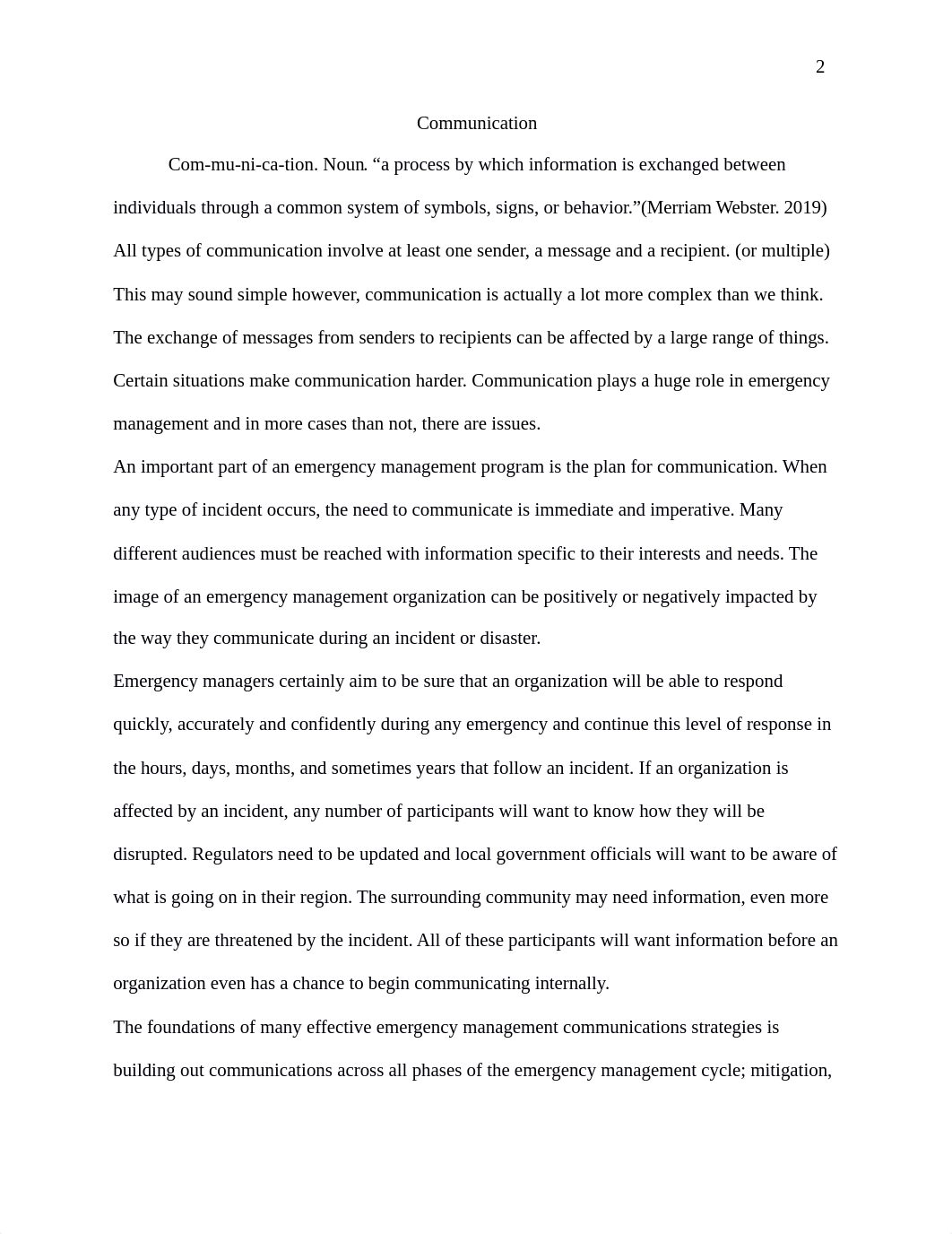 Communication Issues in The Response Phase of Emergency Management.docx_dfswf6pc3zu_page2