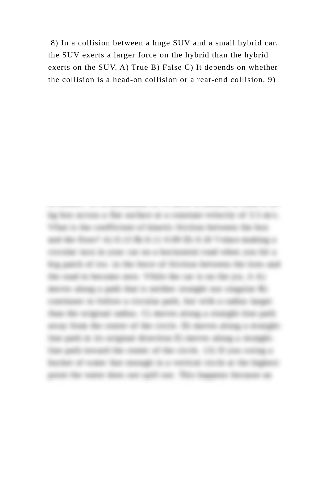 8) In a collision between a huge SUV and a small hybrid car, the SUV .docx_dft4yzumno8_page2