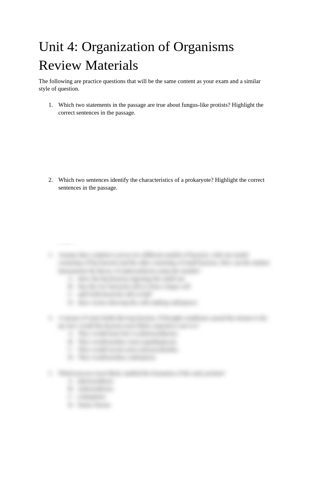 Copy of Unit 4_ Organization of Organisms Review Materials.pdf_dftqmr0592d_page1