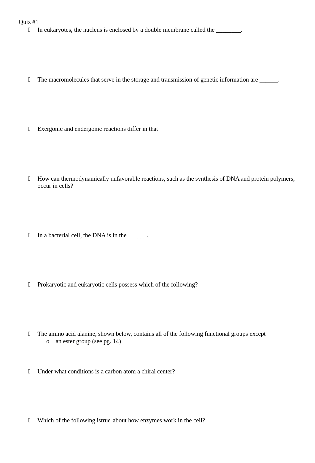 Biochem Quizzes - Exam #1.docx_dfu6kwc7kfd_page1