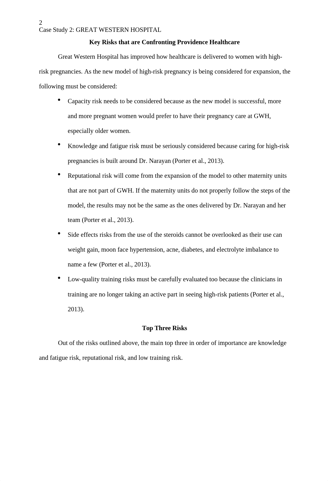 Case Study 2_DHA 805_ Great Western Hospital- High-risk Pregnancy Care.docx_dfuafovqvcw_page2