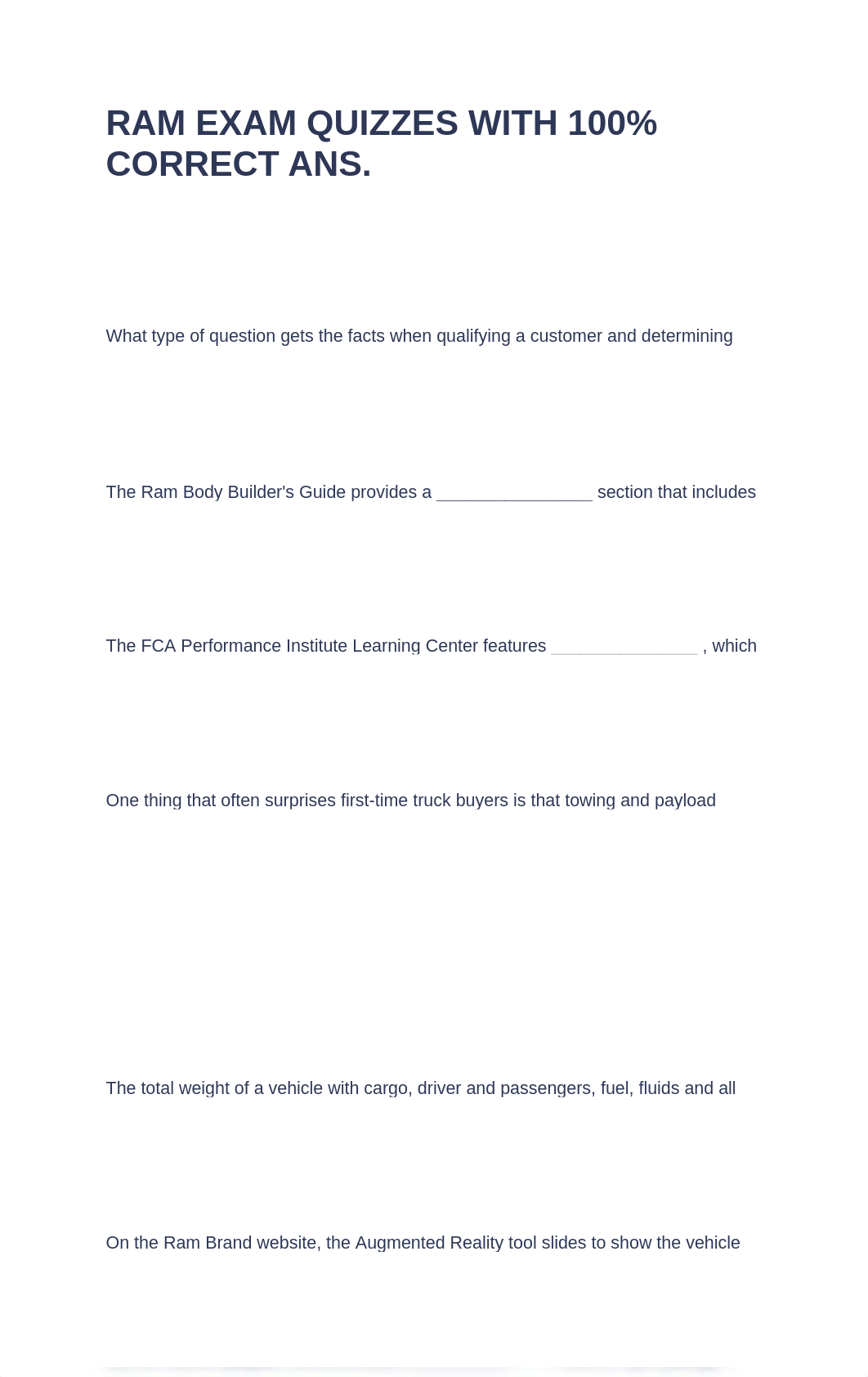 RAM EXAM QUIZZES WITH 100% CORRECT ANS.docx_dfubp7m86ed_page1