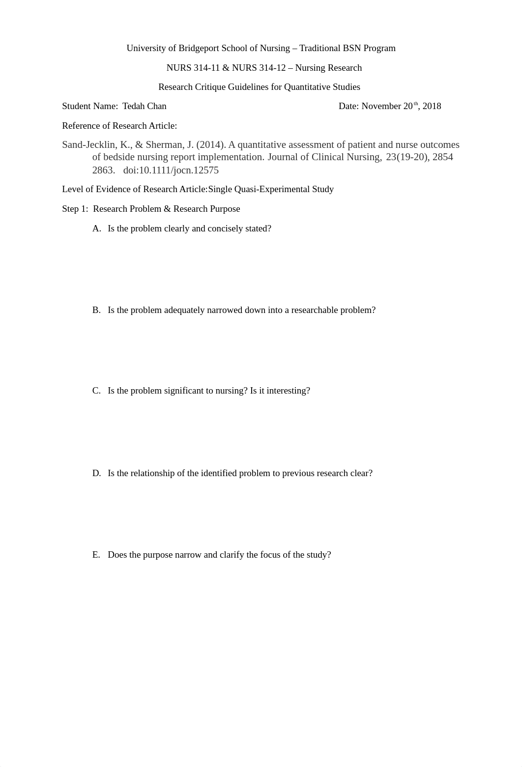 NUR314 Quantitative Research Critique.docx_dfuskovzjcm_page1