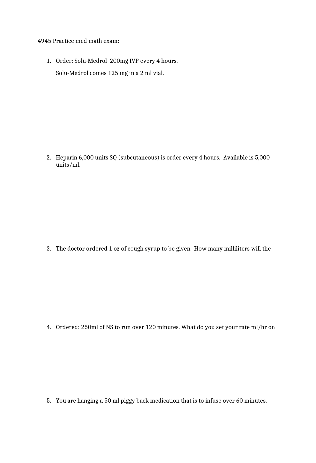 Med Math Practice Exam Answers.docx_dfvbsmazr60_page1