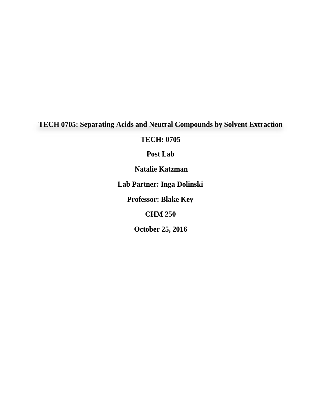 Organic Chemistry Post Lab (TECH0705)_dfvmt1map5w_page1