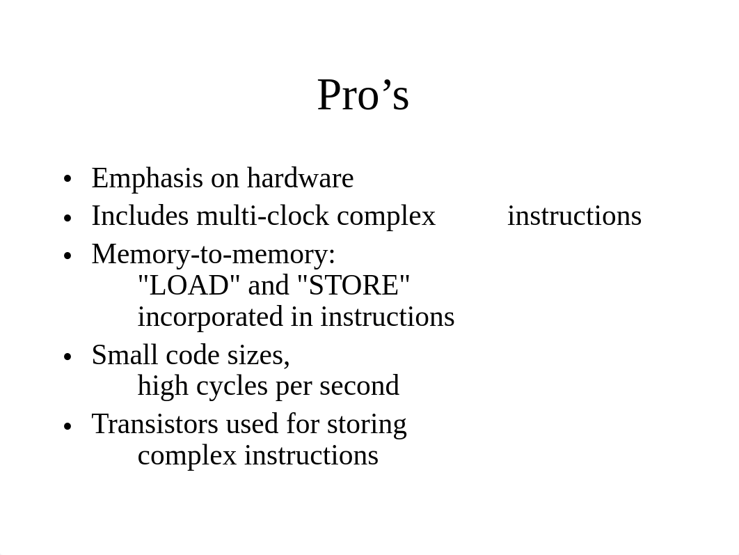 RISC vs. CISC EE303_dfvq12stat2_page4