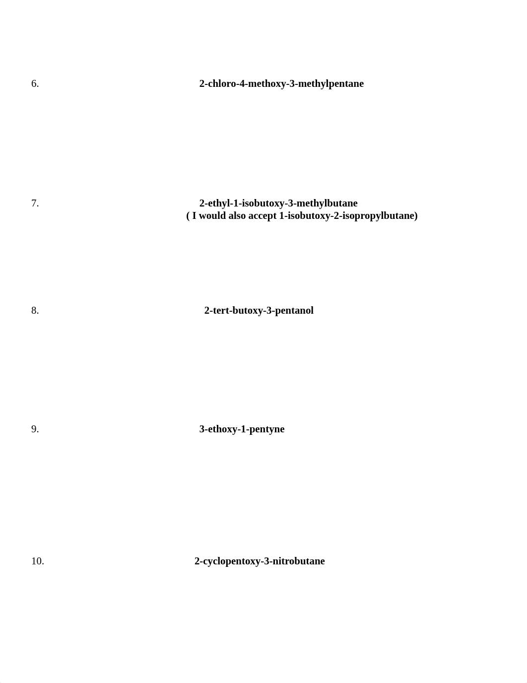 Naming Practice (alcohols, ethers, and thiols)_KEY.pdf_dfvs3y6msw8_page2