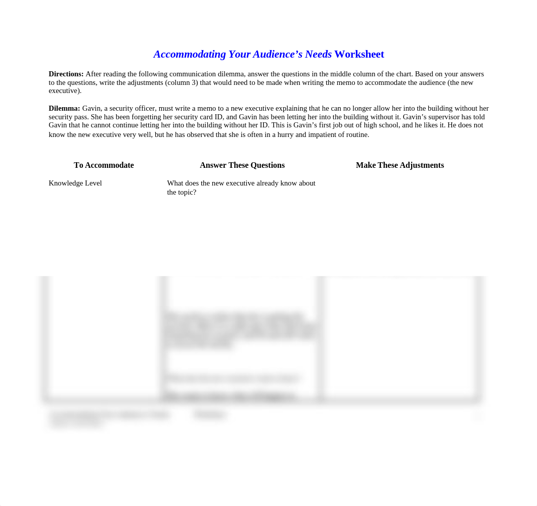 Chapter 2 - Accommodating Audience Needs Worksheet.doc_dfvw55cmnht_page1
