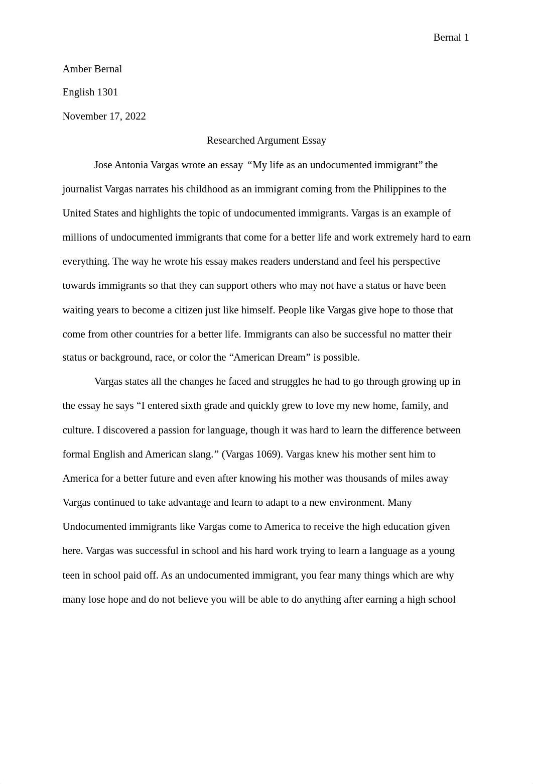 My life as an undocumented immigrant essay.pdf_dfw0656e27e_page1