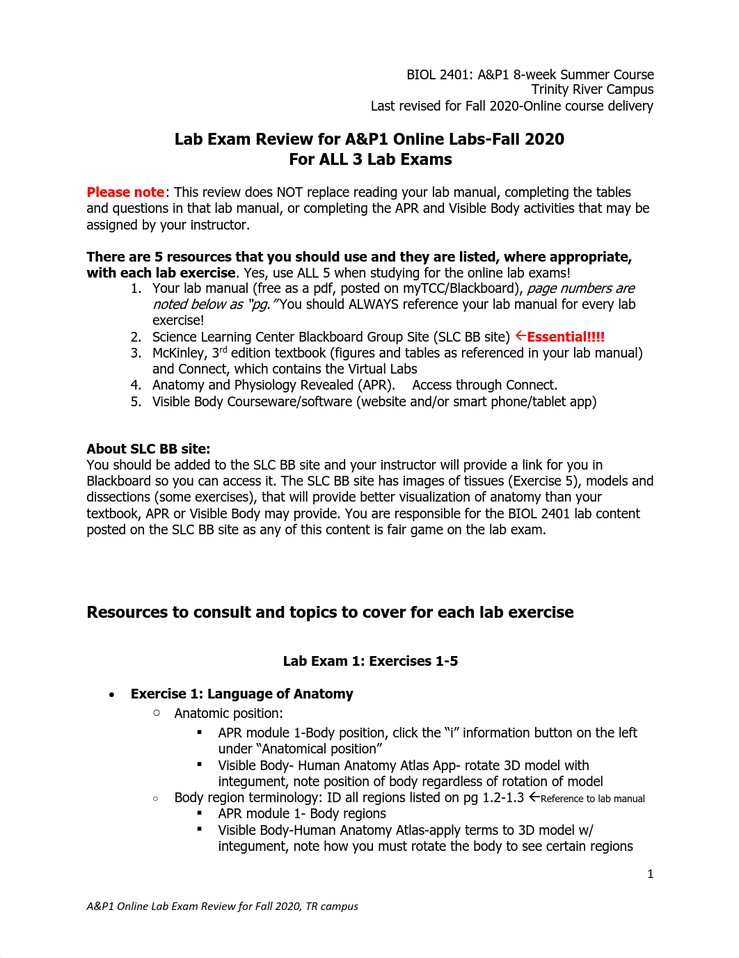 Lab Exam Review for BIOL 2401_Online_Fall 2020 (1).pdf_dfw197bz6gt_page1