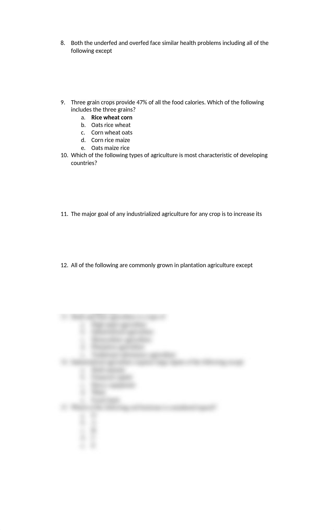 APES Ch 12 - 14 Key Points and Possible Questions ANSWER KEY_dfw645dzisp_page2