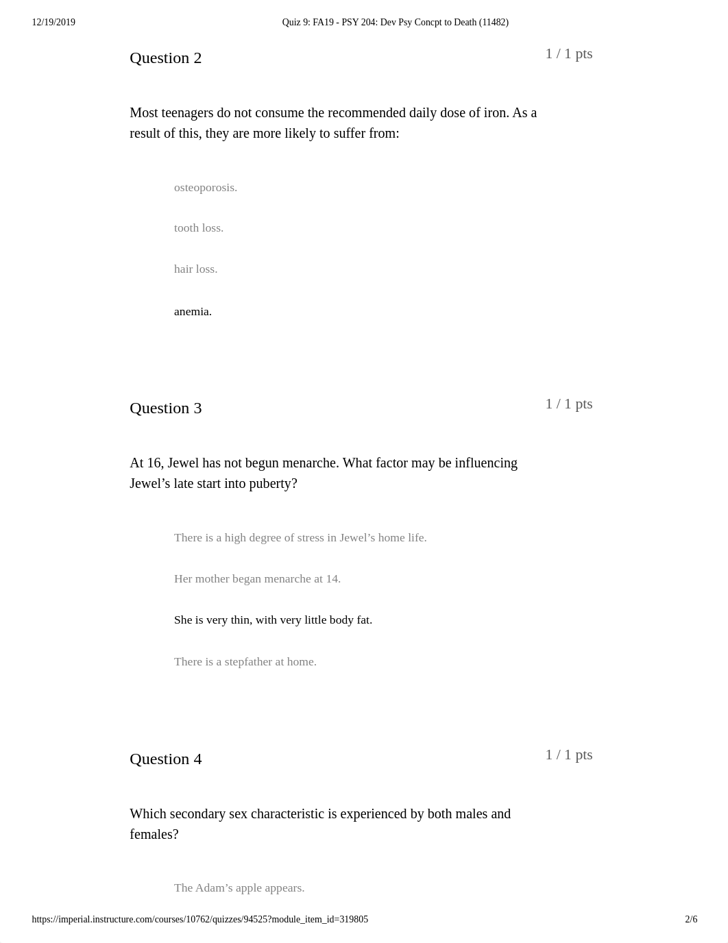 Quiz 9_ FA19 - PSY 204_ Dev Psy Concpt to Death (11482).pdf_dfwnzd7ti3c_page2