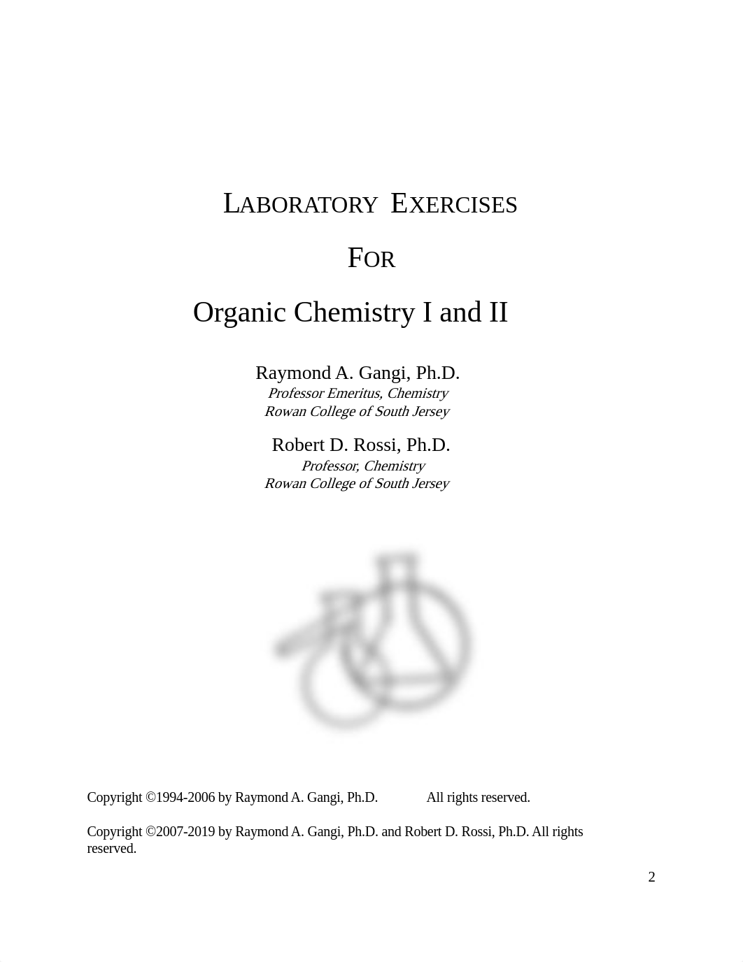 Laboratory Exercises for Organic Chemistry I and II Fall 2021.pdf_dfx39wx1nyu_page2