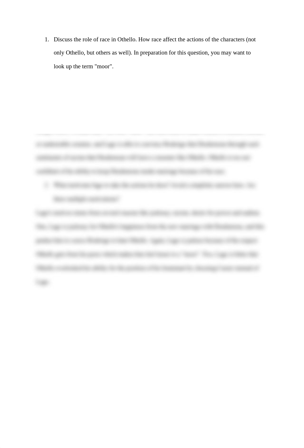 Discuss the role of race in Othello.docx_dfx7auhl00n_page1