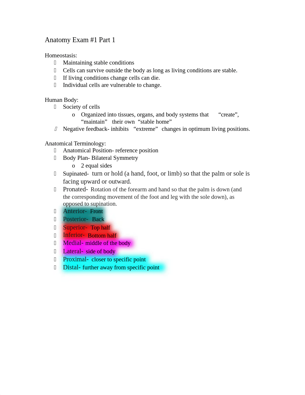 Anatomy Exam #1 Part 1_dfx8dp82ob9_page1