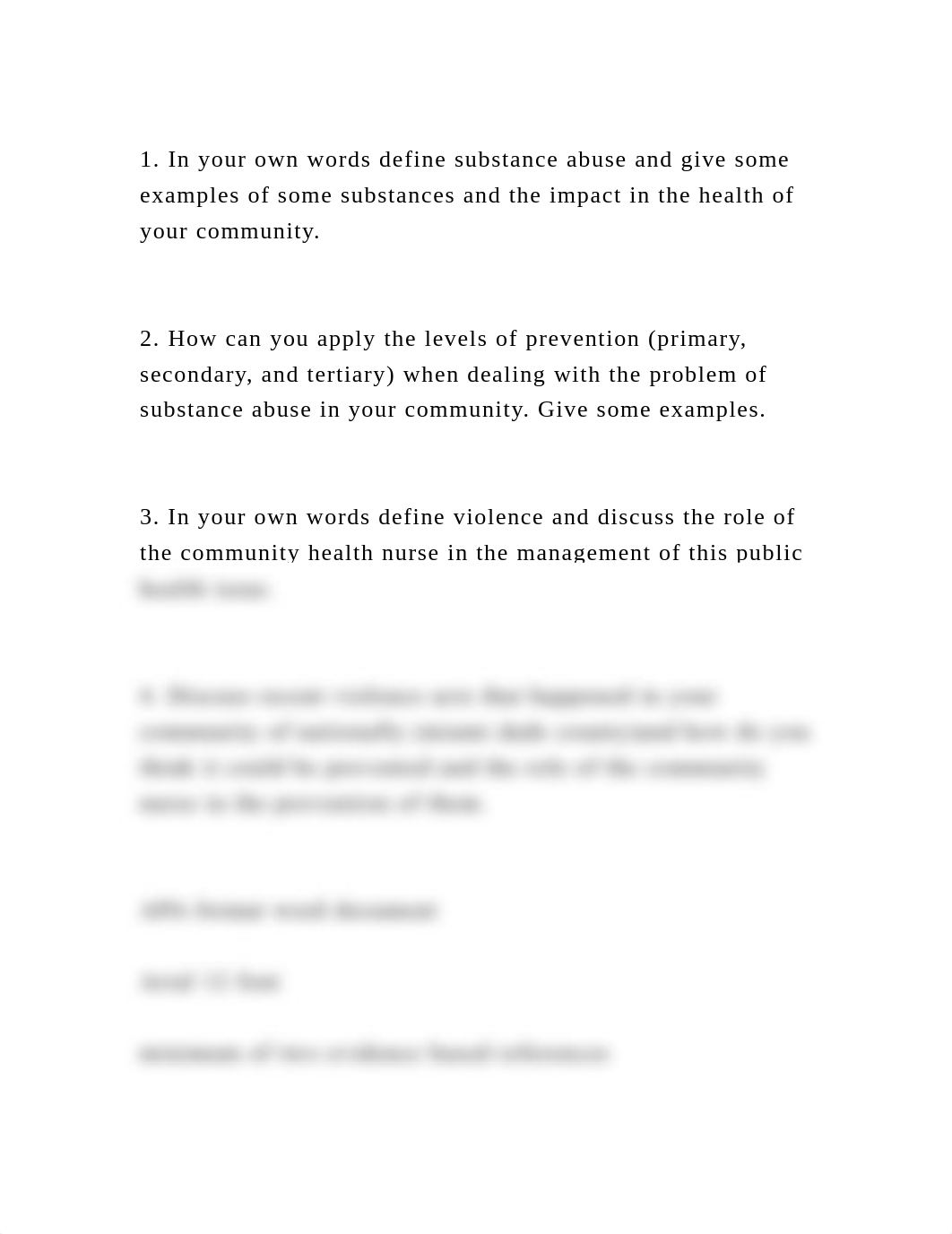 1.  In your own words define substance abuse and give some examples .docx_dfxew9twfft_page2